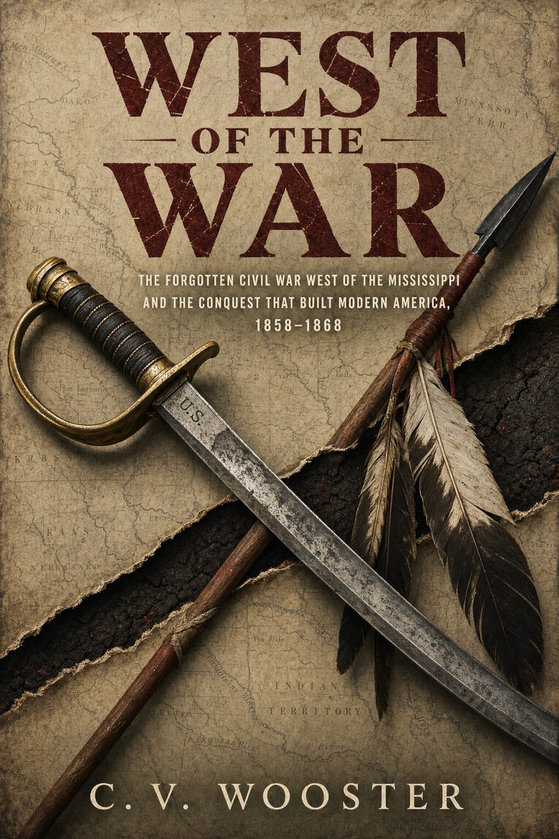 West of the War book cover by C. V. Wooster